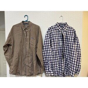 Lot of (2) Cinch And 20x Western Shirts long sleeved both Sz. XL